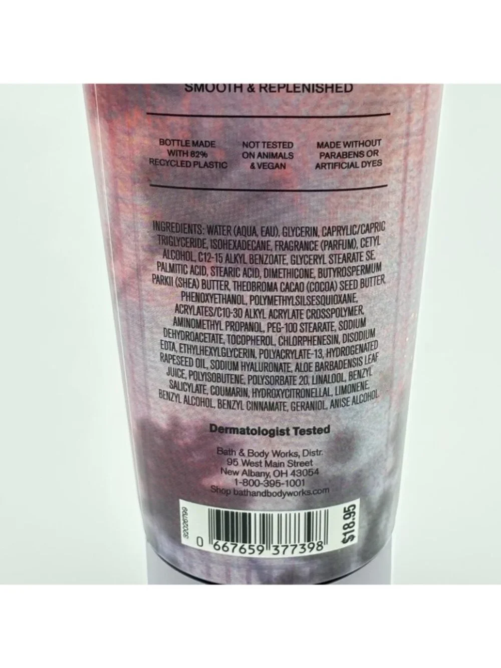 Bath & Body Works Vanilla Ease Ultimate Hydration Body Cream 8 oz Lavender Her